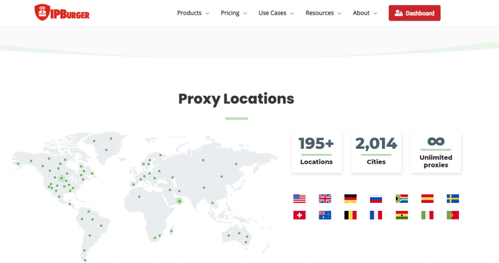 residential Proxy network Locations 